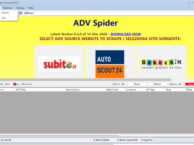 Spider Annunci最新版 广告网站 Kijiji(易趣广告)广告主电话及邮箱提取工具