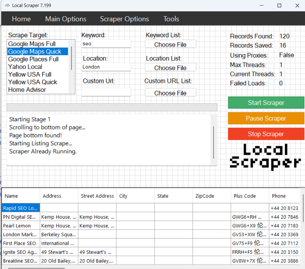 LocalScraper 2025最新版 7合1网页信息抓取工具 外贸客户开发必备 同步升级-图片1